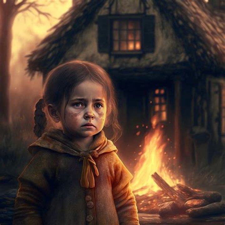 Burned Village Child