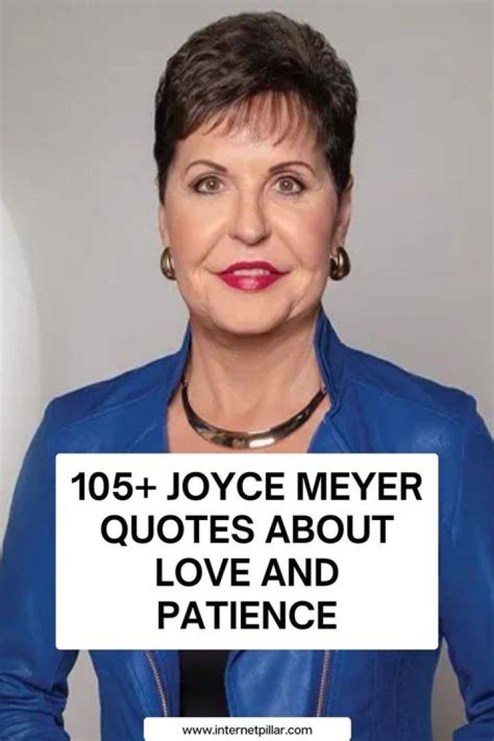 Joyce Meyer quotes about love and building walls between people