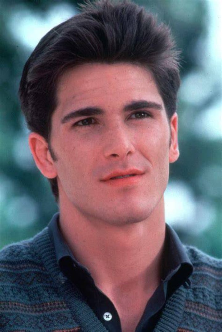 Michael Schoeffling posing for the photo
