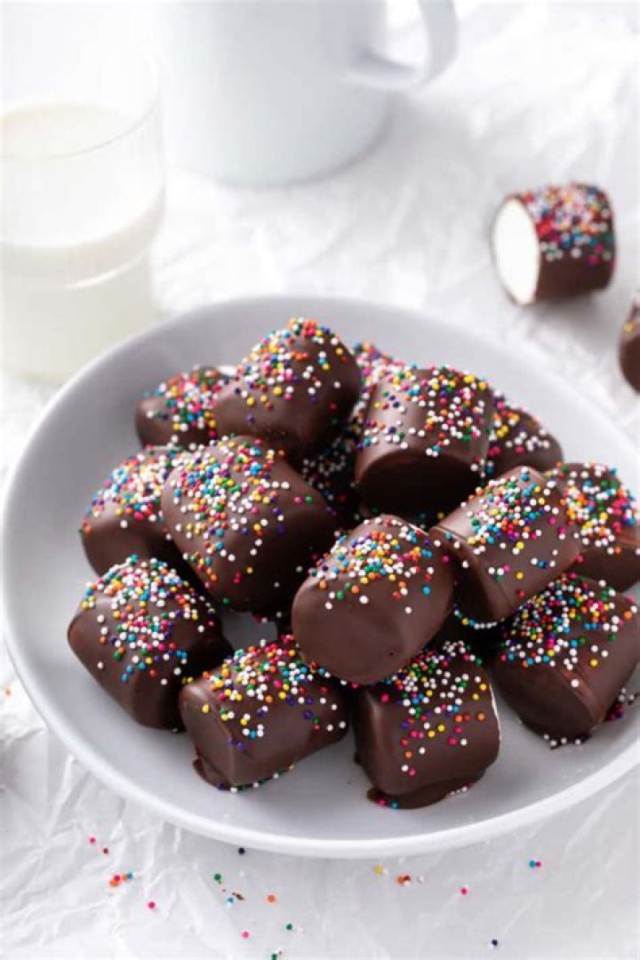 Toasted marshmallows and chocolate dipped mason jars for milkshakes.
