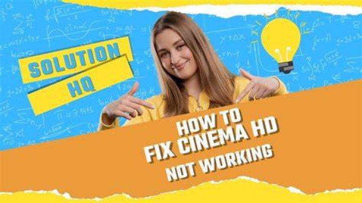 Troubleshooting Cinema HD
