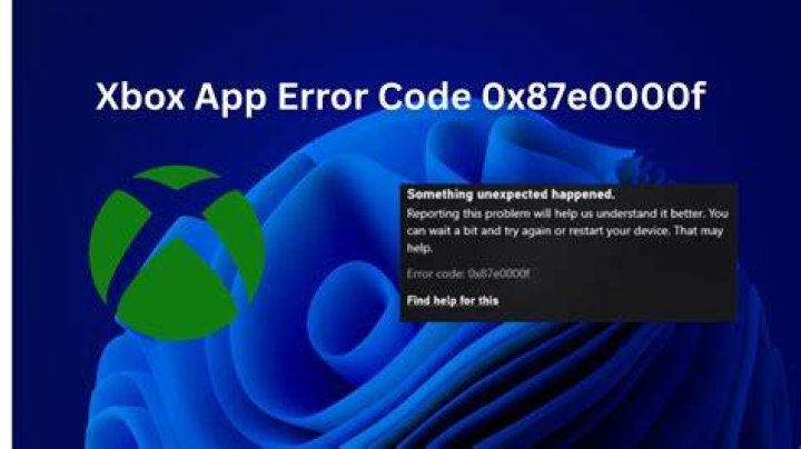 Xbox Error Code 0xd05e0103